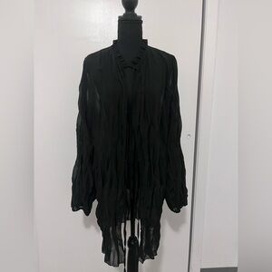 Disturbia Villain Textured Blouse